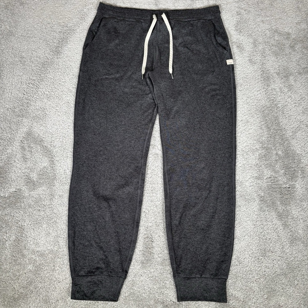 Vuori Pants Womens M Charcoal Gray Performance Joggers Stretch Athletic Gym